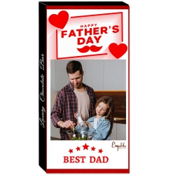 Amazing Gift of Personalized Best Dad Chocolate