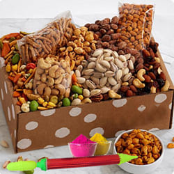 Delicious Mixed Dry Fruits Gift Hamper for Holi
