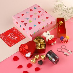 Yummy Chocolate Treats with Teddy N Assorted Gifts