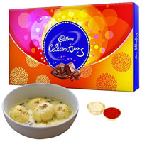 Yummy Cadbury Celebrations Pack N Rasmalai