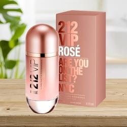 Remarkable Present of Carolina Herrera 212 VIP Rose Eau De Perfume for Ladies