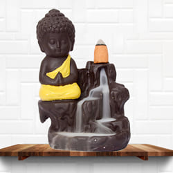 Exclusive Buddha Incense Smoke Burner Polyresin Fountain to Nagpur