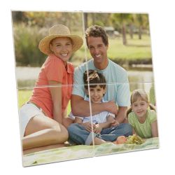 Stunning Personalized Photo 4 Tile Mural Frame