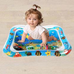 Marvelous Inflatable Water Tummy Time Playmat for Babies