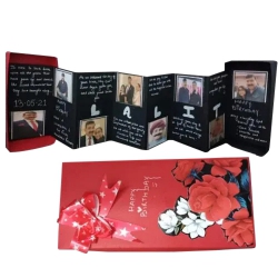 Magical Personalized Folding Photo Greetings Card