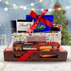 Heavenly Gourmet N Chocolates Gift Basket