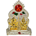 Silver Plated mandap with Golden Ganesh Laxmi Idol to Nagpur