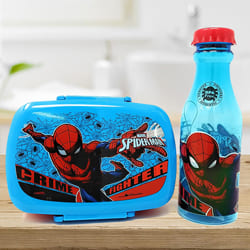 Exclusive Spiderman Canteen Set of Water Bottle n Tiffin