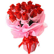 Long Lasting  Red Roses Bouquet 