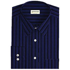 Full Striped Party Wear shirt in Dark shade from Arrow to Marmagao