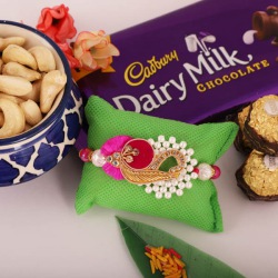 Charming Combo of Rakhi, Chocolates and Crunchy Nuts to Rakhi-to-australia.asp