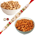 Delectable Almonds , Cashews With Rakhi to Rakhi-to-canada.asp