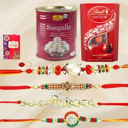 Beads Ecstasy Rakhis with Choco n Sweets to Canada-rakhi-sweets.asp