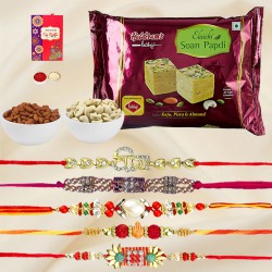 Soan Medley with Nuts for Iconic Rakhis to Canada-rakhi-sweets-n-chocolates.asp