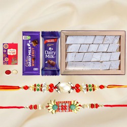 Choco Kaju Muses for Supreme Aura Rakhis to Canada-rakhi-sweets-n-chocolates.asp