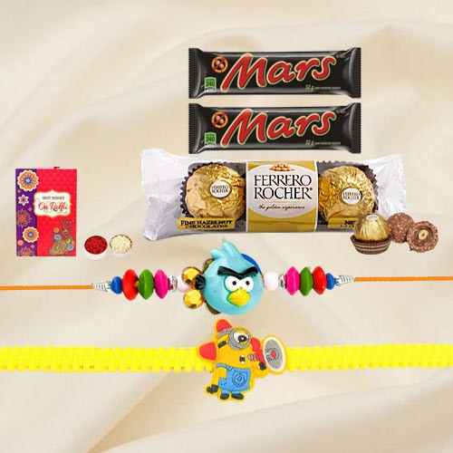 Mars n Feisty Ferrero for Kids Toon Rakhis to Uthagamandalam