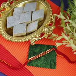 Kaju Rakhi Timeless Bond to Canada-rakhi-sweets-n-chocolates.asp