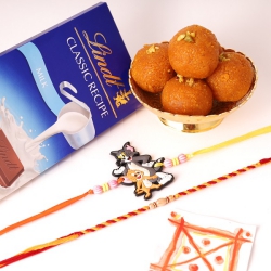 Designer Rakhi Duo Bonding to Canada-rakhi-sweets.asp