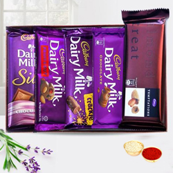Cadburys Special Assortment Pack with free Roli Tilak and Chawal