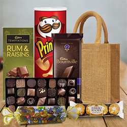 Yummy Hamper of Assorted Chocos to India