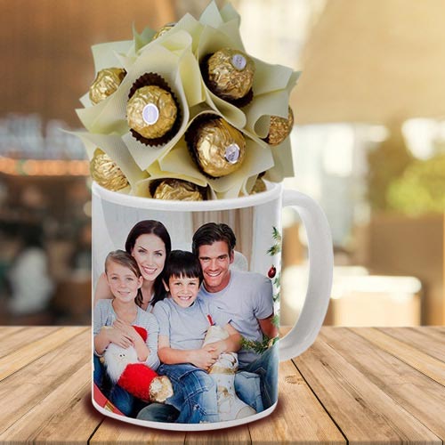 Remarkable Personalized Coffee Mug with Ferrero Ro... to Rajamundri