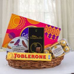 Marvelous Chocos Gift Basket to Alwaye
