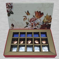 Exclusive Gift Box of Dry Fruit Filled Handmade Chocolates to Hariyana