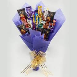 Lovely Hand Arrangement of Chocolate n Cookies to Andaman and Nicobar Islands