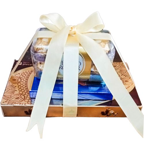 Delightful Gift Tower of Imported Chocolates to Rajamundri