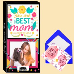 Personalized Loving Mom Chocolaty Gift to India