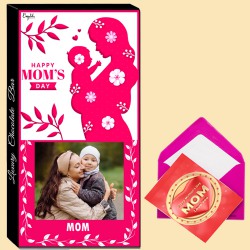 Personalized Mothers Day Pretty Chocolaty Gift to India