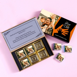 Lavish Personalized Chocolate Box for Dad to Hariyana