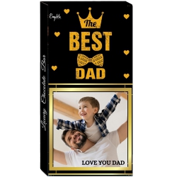 Sumptuous Personalized Chocolaty Gift for Dad to Lakshadweep