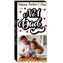Delicious Personalize Chocolate for Dad to Hariyana