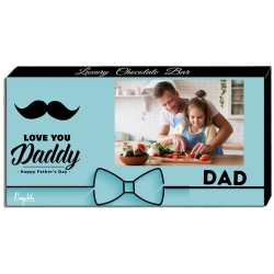 Lovely Gift of Fathers Day Personalize Chocolate to Dadra and Nagar Haveli