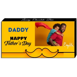 Irresistible Personalize Chocolate for Dad to Andaman and Nicobar Islands