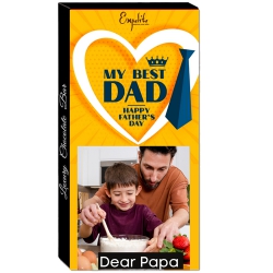 Yummylicious Personalized Chocolaty Wishes for Dad to Dadra and Nagar Haveli