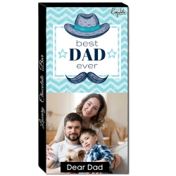Luxuriously Rich Personalized Best Dad Ever Chocolates