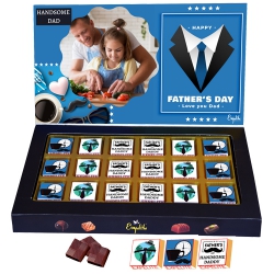Luscious Personalize Chocolate Extravaganza for Dad to Andaman and Nicobar Islands