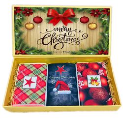 Delightful X Mas Chocolate Bars Gift Box to India