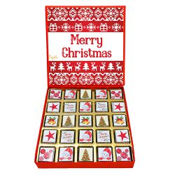 Joyful Christmas Surprise Chocolate Box to India
