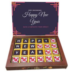 New Years Assorted Chocolates Box to India