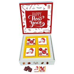 Delightful Assortment of New Year Themed Chocolates to Rajamundri