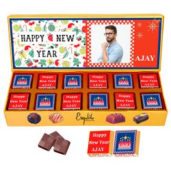 Luxury Handcrafted Customized New Year Chocolates to Rajamundri