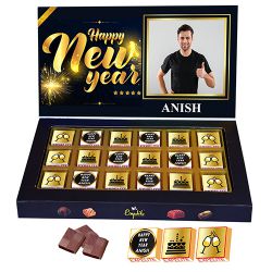New Years Personalized Chocolates Delight to Rajamundri