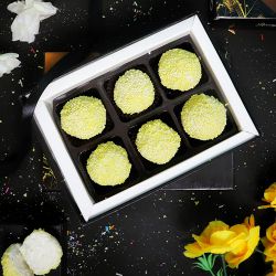 Delectable Coconut Infused Chocolate Truffle Gift Box to India