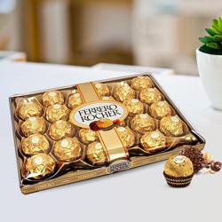 Irresistible 24 pcs Ferrero Rocher Chocolates pack to Rajamundri