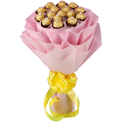 Majestic Love Bouquet of 24 Pcs. Ferrero Roacher C... to Rajamundri