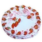 Delicious Sweet Chariot Strawberry Cake