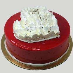 Marvelous Red Velvet Fondant Cake to Sivaganga
